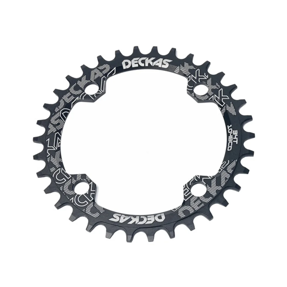 36T Круглый узкая широкая цепь из колец цепь MTB горный велосипед 104BCD 32T 34 Т 36 38T диаметра окружности болтов(зуб части пластины 104 BCD - Цвет: 36T
