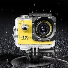 Ультра HD 4k wifi Экшн-камера F60/F60R 1080p HD 16MP GO PRO стильная камера на шлем 30 метров Водонепроницаемая Спортивная DV камера