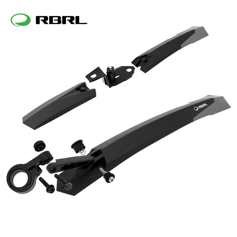 2pcs Bike Wings MTB Mountain Bicycle Front Rear Mudguard Set