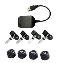 

Android TPMS for Car Radio DVD Player Tire Pressure Monitoring System Spare Tyre Internal External Sensor USB TMPS