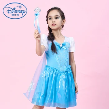 

Disney Girls Dress Christmas Anna Elsa Cosplay Costume Dresses Girl Princess Elsa Dress for Birthday Party Children Kids Clothin