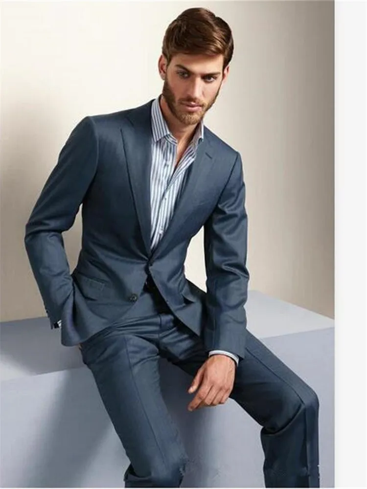 Мужской костюм смокинг Noivo Terno Slim Fit Easculino вечерние костюмы для мужчин Жених костюм с персонажем Буле 2 шт(куртка+ брюки