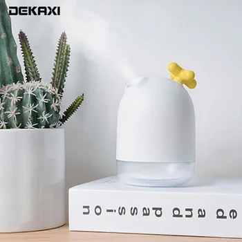 

DEKAXI 220ml Air Humidifier Creative X Switch Timer Ultrasonic USB Aroma Essential Oil Diffuser Mist Maker Car With LED Light