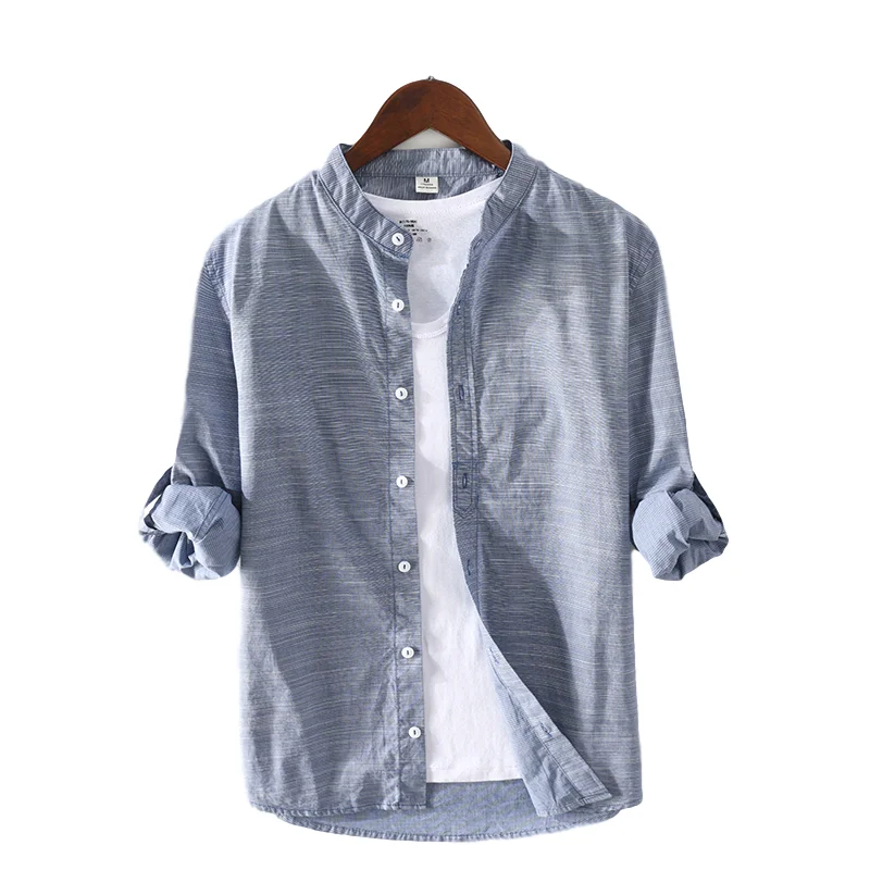 

Men's Business Dress Shirts Male Formal Button-Down Collar Shirt Fashion Style Spring&Autumn Men's Casual Shirt Y3380