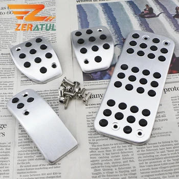 

Zeratul Car Pedals Pedal Cover Gas Brake Clutch Footrest Pedal with Screw for Peugeot 2008 2014 - 2020 Accessories AT MT Parts