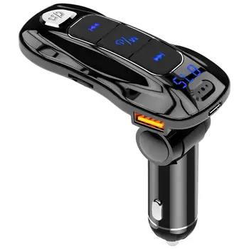 

Car Bluetooth Handsfree Call MP3 Audio Player PD3.0 Fast Charger FM Transmitter for Xiaomi Samsung iPhone 11 Pro Max