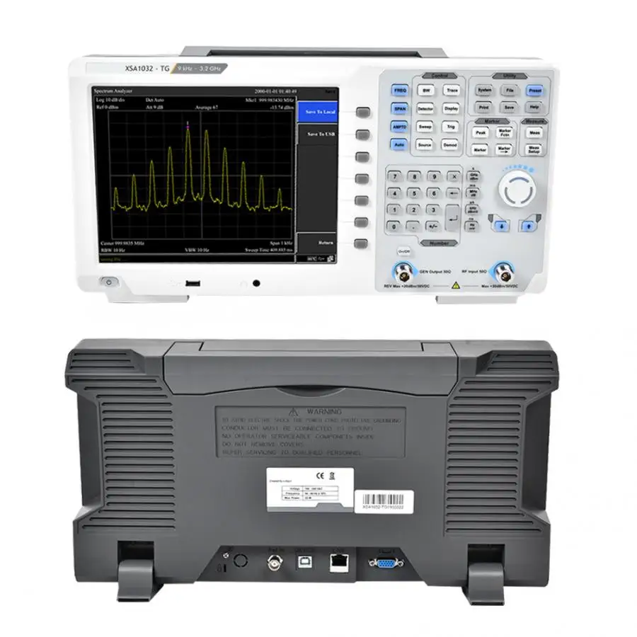 OWON XSA1032-TG 3,2G ЖК-дисплей цифровой анализатор спектра 9 кГц-3,2 ГГц отслеживания генератор анализатор антенны 110 V-220 V