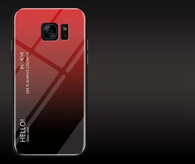 Чехол для LG G7 G8 G6 G5, модный жесткий чехол из закаленного стекла с градиентом на заднюю панель, чехол из ТПУ с мягкими краями для LG G7, защита от пыли
