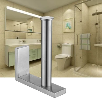

Daily Open Arm Design Space Saving Bathroom Kitchen Anti Rust Wall Mounted Heavy Duty Stainless Steel Toilet Paper Holder Modern