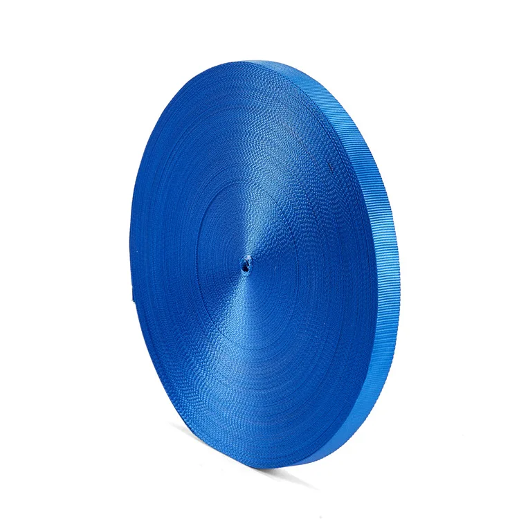 Manufacturers Wholesale 2. 5cm-24cm Wide Color Binding Belt of Tensioner Webbing 10 Tons Load-Bearing Intensive Polyester Webbin