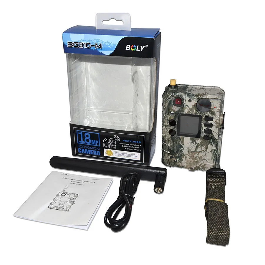 Boly BG310-M 4G Hunting Cameras Color LCD Invisible IR Night Vision Economic Tree Forest Game Scout Wireless Trail Cameras