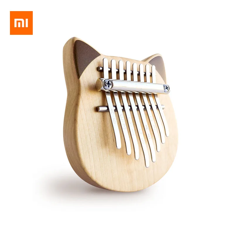 Xiaomi Mijia Vvave 8 sound floating Kalimba birch veneer material cat Shu ease pressure easy to learn children adults game gift