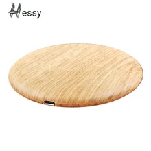 Портативное беспроводное зарядное устройство Qi, тонкое деревянное зарядное устройство для Apple IPhone 8 Plus X 11 MAX, беспроводное зарядное устройство для samsung S10 S9 huawei