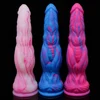New Arrival Large Anal Sex Toys Butt Fantasy Realistic Dildo Animal Massage For Men Women Big Anal Beads Liquid Silicone Penis 1