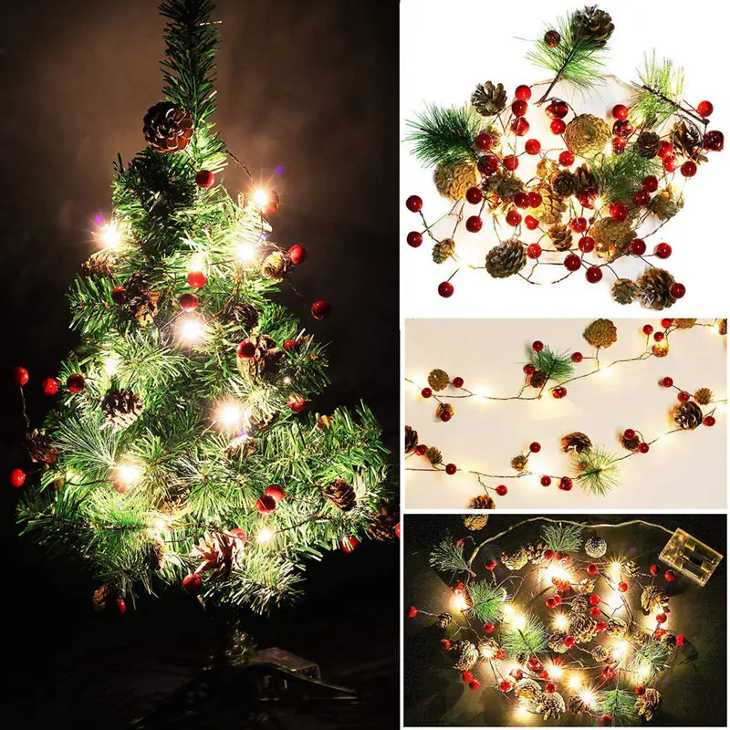 String LED Light Christmas Ornament Merry Christmas Decorations For Home Cristmas Navidad Natal Noel New Year Decor