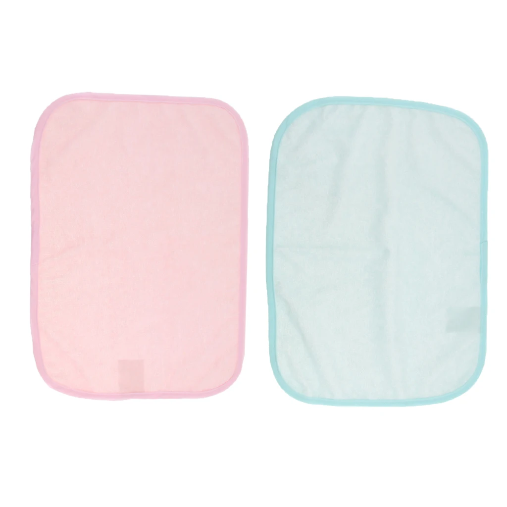2pcs Waterproof Sheet and Mattress Protector Absorbent Incontinence Bed Pad, Machine Washable Underpad