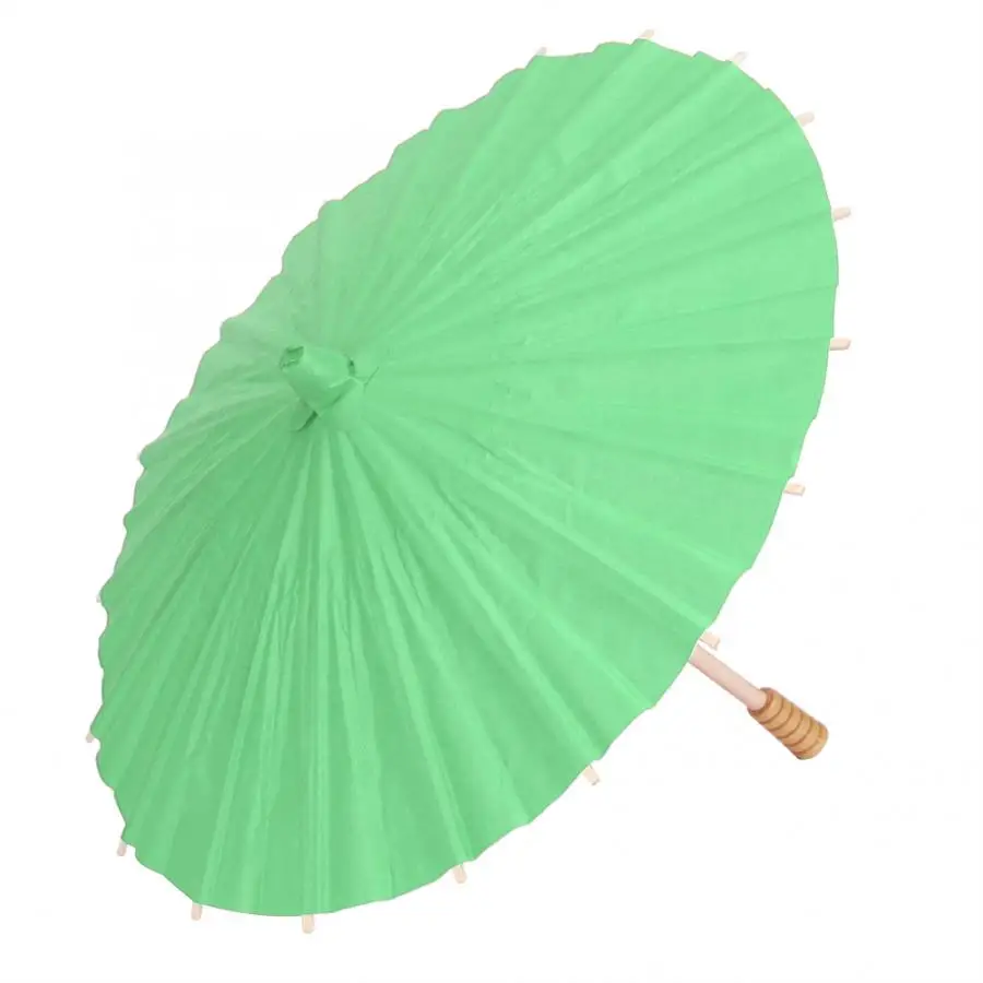 Зонты Белая пустая бумага зонтик Красочные масла бумага зонтик для Детские Картины сделай сам Ремесло