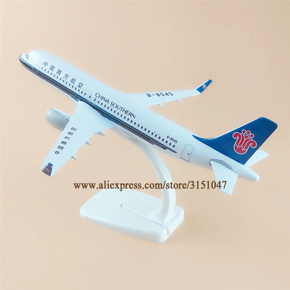 Модель воздушного самолета из металлического сплава 20 см China Southern Airbus 320 A320 Airways
