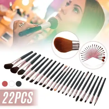 

22PCS Makeup Brushes Set Eye Shadow Foundation Powder Eyeliner Eyelash Lip Make Up Brush Cosmetic Beauty Tool Kit Hot Sale