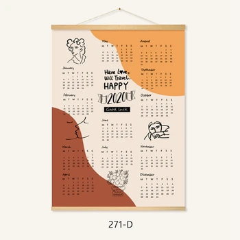 

Wall Hanging Tapestry Calendar 2020 Cloth Calendar Collection Minimalist Style Wall Home Decor Creative Bedroom Bedside Tapestry