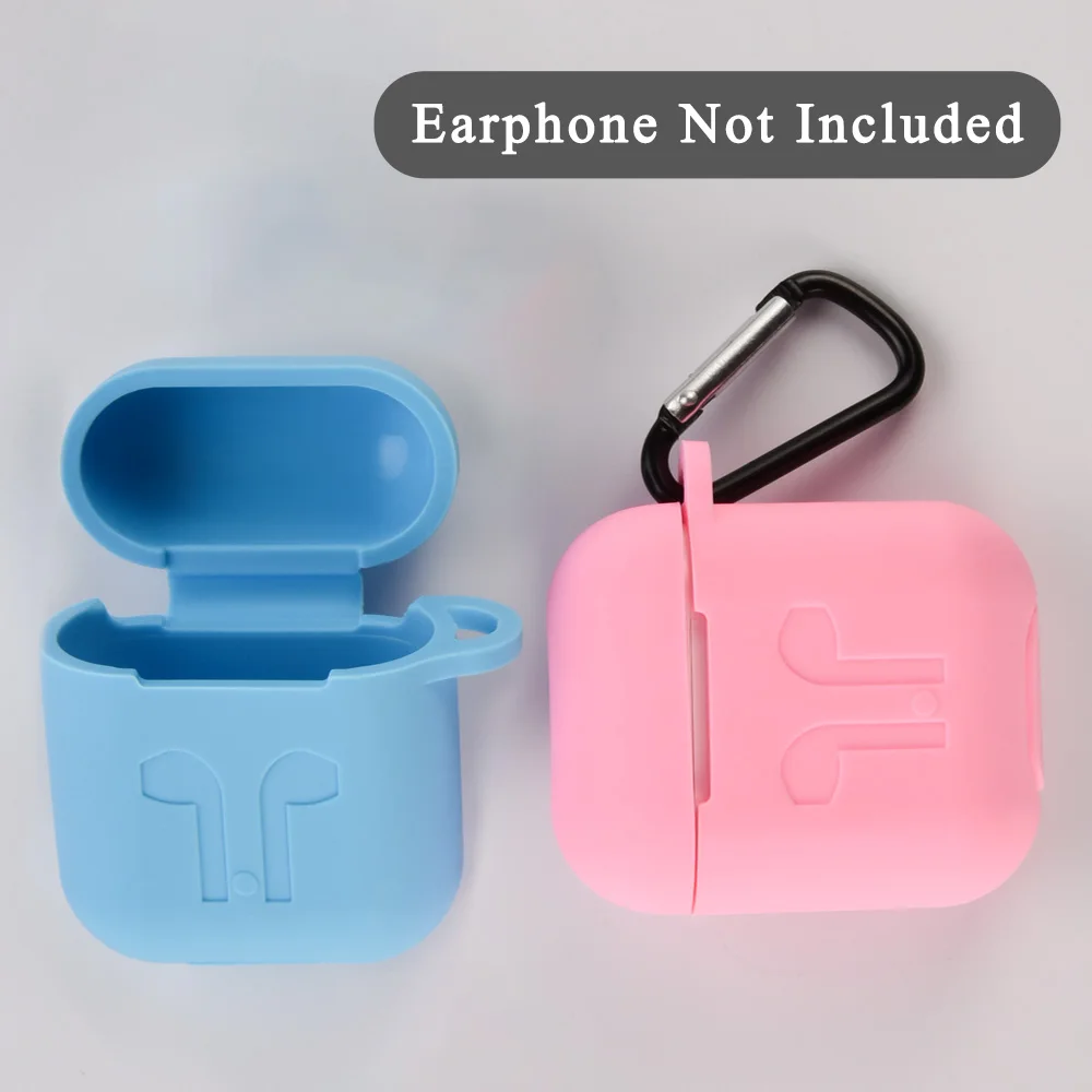 1 шт. ТПУ мягкий силиконовый цветной чехол для наушников Apple AirPods ударопрочный
