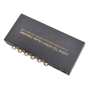 

HDMI 5.1 CH Digital o Decoder Converter Hdmi To Hdmi + o Decoder Extractor Splitter Dolby Digital Ac3,Dts,Lpcm Supports