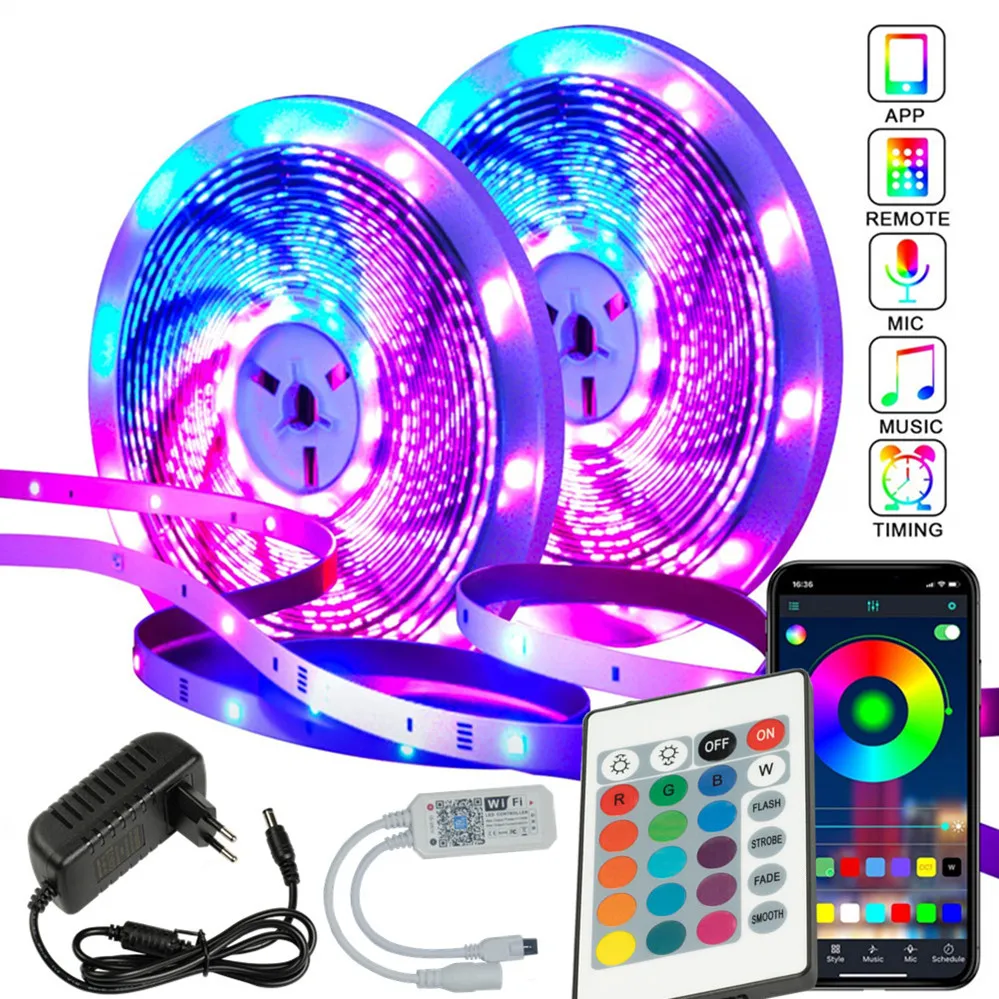 Светодиодный светильник 50 футов (приблизительно 15 2 метров) 5050 RGB