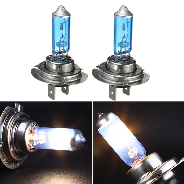 2pcs 6000k Super Bright White H7 Halogen Bulb 12v Car Headlight Bulb H7 55w  100w Halogen Lamp Car Headlight Replacement Bulb - Car Headlight  Bulbs(halogen) - AliExpress