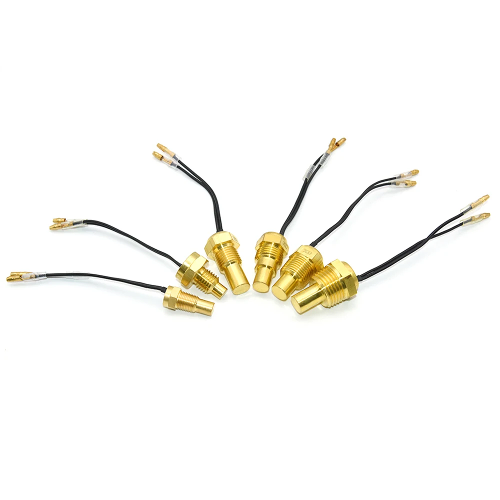 Universal Water Temperature Sensor Car Temperature Sensor Water Gauge 12V/24V 10MM-21MM temperature sensor water temperature gauge
