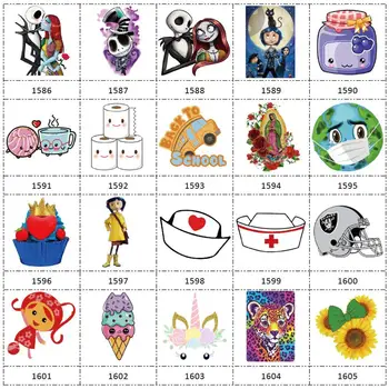 

HSDCraft Free shipping 30 pcs planar resin cartoon Series for diy