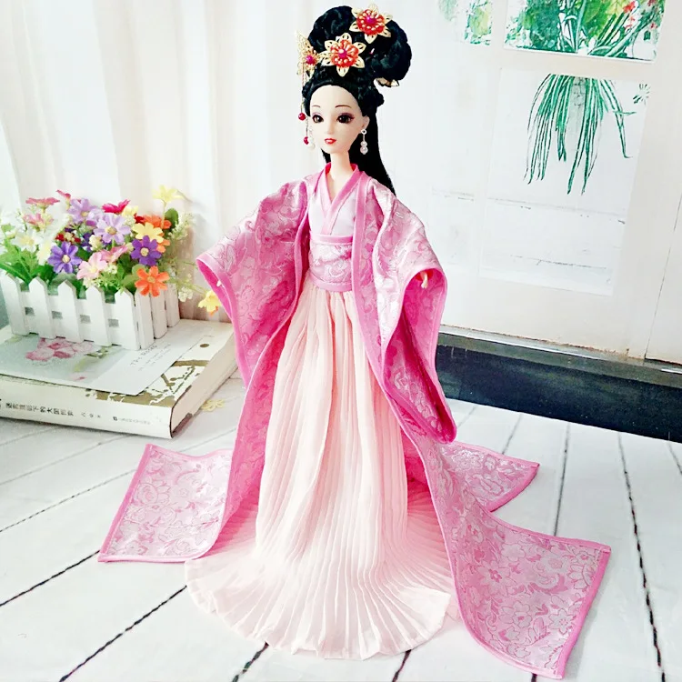 Китайский стиль древний костюм Леди невесты древний костюм кукла Фея куклы игрушки для детей праздничные подарки украшения