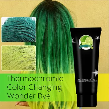 

Heat Color Changing Hair Dye DIY Multicolor Long Lasting Hair Dye Cream Hair Color Change Temporary Hair Easy To Use C44