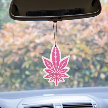 

5Pcs Maple Leaf Shape Car Air Freshener for Car Decoration Automobile Flavoring Smell Fragrance Scent Perfume Car Accessories