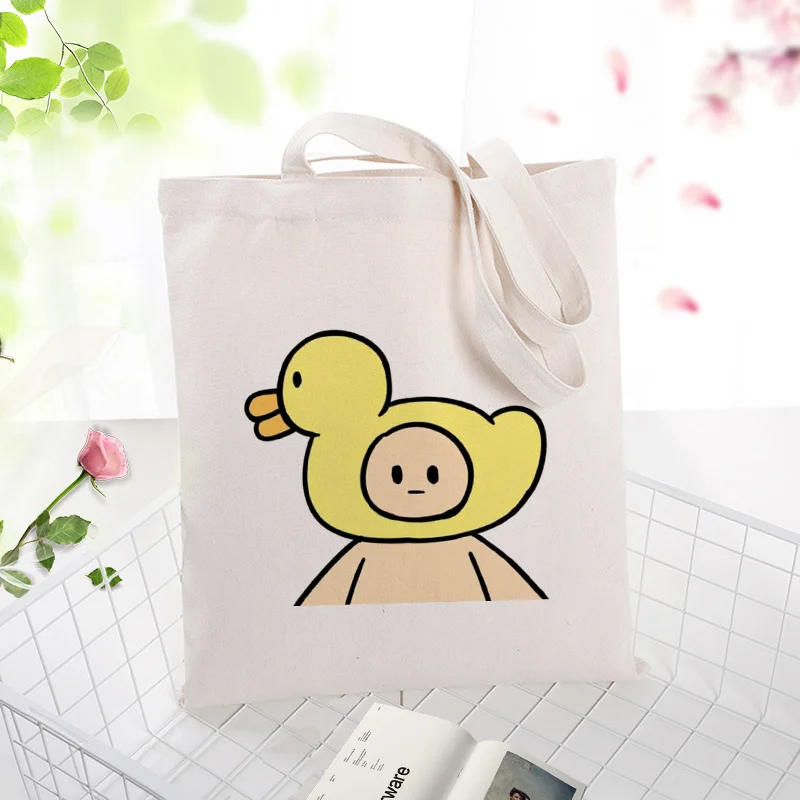 Желтая серия сумки холст сумка хозяйственная сумка на заказ Печать текстовый логотип DIY ежедневное использование эко экологическая многоразовая утилизация