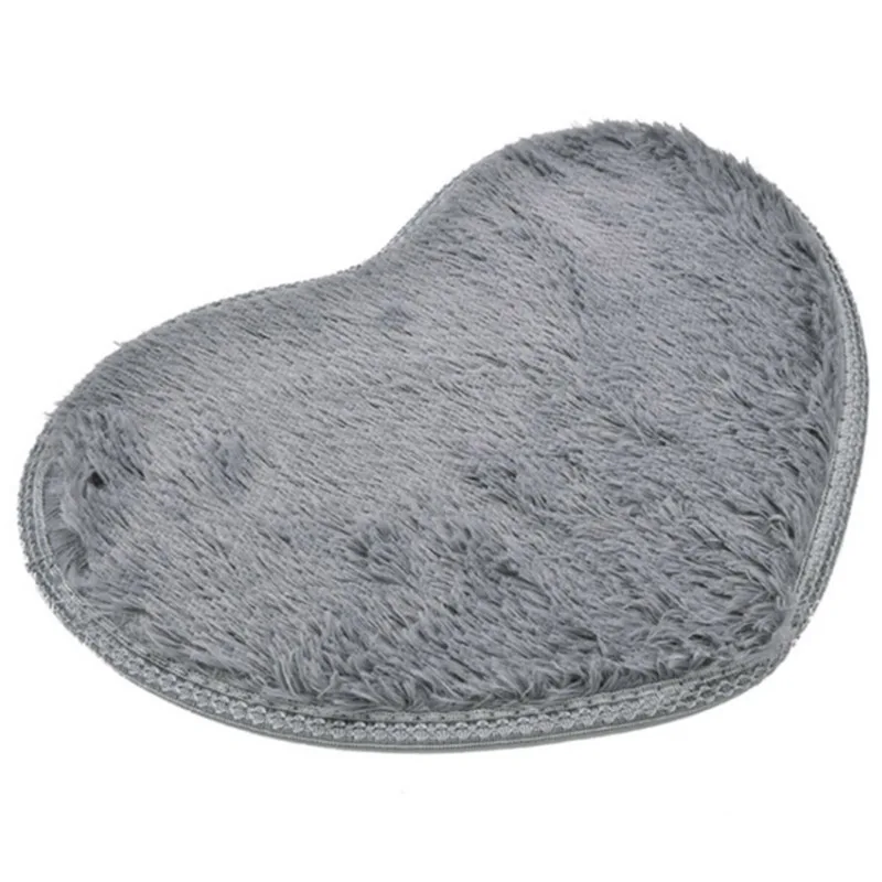 

Heart Fluffy Rug Shaggy Floor Mat Soft Micro Fiber Home Room Bedroom Carpet Hot