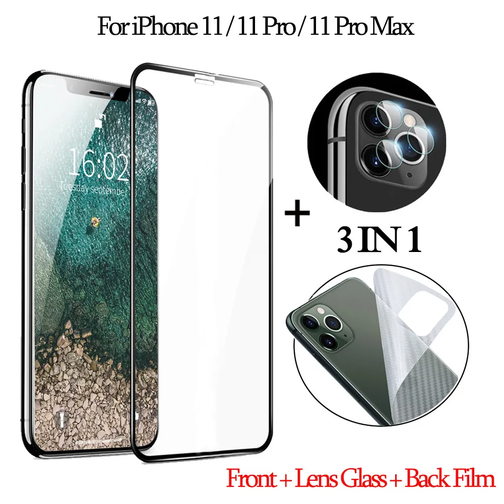 3In1 Cristal Templado Iphone 13 11 Pellicola Proteggi Schermo Per Iphone 13 Pro Max 12 Glass Iphone 13 Pro Pellicola Posteriore Iphone 13 Pro/Mini Vet