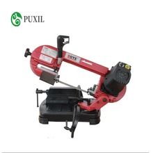 Небольшой портативный многофункциональный 5 дюймов металлических конструкций двойного назначения ленточно-пильный станок GFW4013