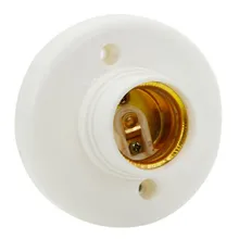 Патроны для ламп с винтовым цоколем E27 Цоколи для ламп круглые e26 цвет гнезда и Iustre белый не больше AC250V 60W