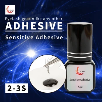 

Professional Eyelash Extension Glue,Black Prevent Allergy Glue Long Lasting 5ML Low Odor Adhesive Lash Extension Glue