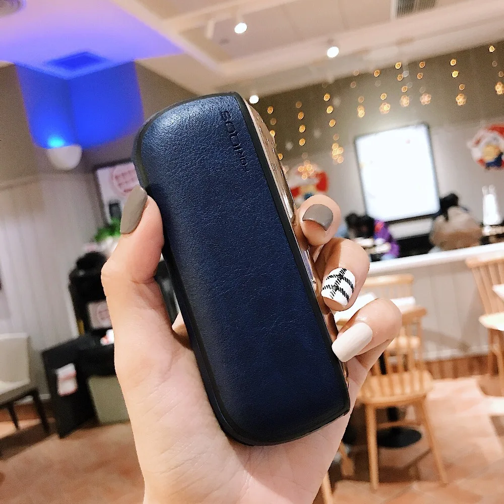 Однотонный чехол для сигарет Iqos из искусственной кожи 3 0 Крышка корпуса