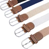 1pc Fashion Style Men's Fashion Stretch Braided Elastic Woven Canvas Buckle Belt Waistband Waist Straps Men Weaving Belt ► Photo 2/6