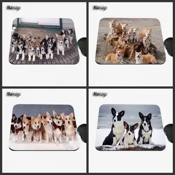 

Mairuige Mouse Pad Custom Cute Corgi Picture Animal Mouse Pad Rubber Non-slip Laptop Player Speed Control Decorative Table Mat