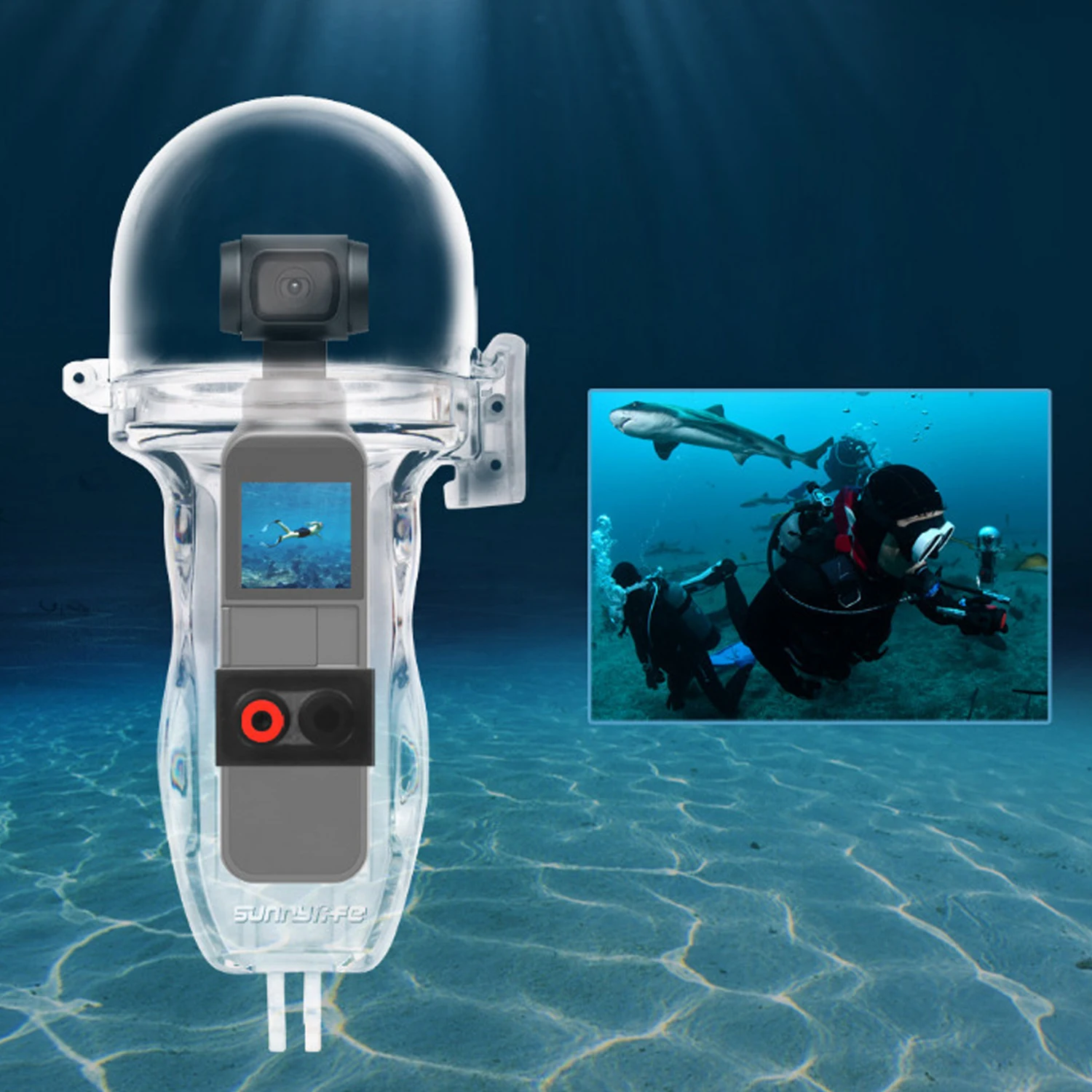 Gosear для DJI Osmo Карманный корпус водонепроницаемый корпус погружение Дайвинг защитная рамка кнопка для Osmo карманные камеры аксессуары