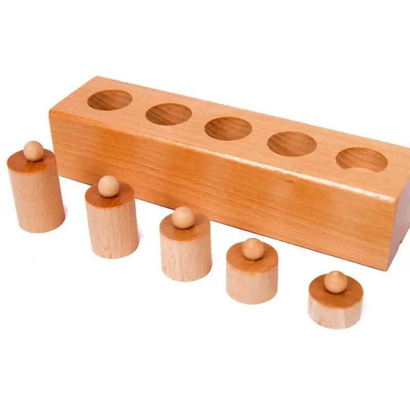 

Montessori Teaching Aids Socket Cylinder Family Pack Baby Educational Early Childhood Toy Factory Sales