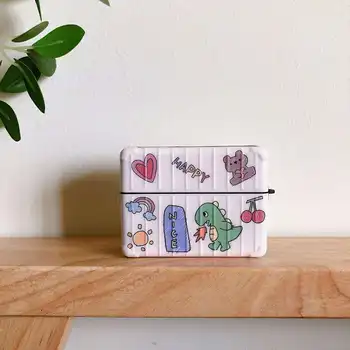 

Cute Dinosaur Trunk Earphone Case for Huawei Freebuds Pro Cases Soft Cartoon Charging Box Case for Freebuds Pro