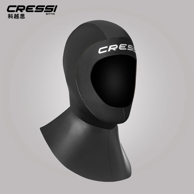Cressi Bala 5mm Scuba Diving Hood Ultraspan Neoprene Wetsuit Hood
