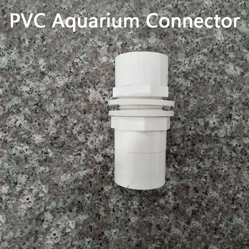 PVC Aquarium Connector PVC Aquarium Water Pipe Connector Joint Straight Tubes Hose Connector