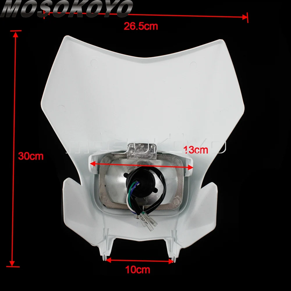 Мотокросса MX Enduro фар для Honda CRF150F CRF230F супермото Байк Фары Универсальный Yamaha Suzuki2015