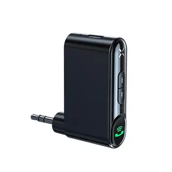 

Car Bluetooth 5.0 Wireless Adapter 3.5MM Audio Receiver Car Mp3 Player Hands-free Calling Car Bluetooth Adapter