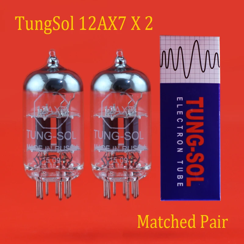 Tung-Sol 12AX7 Matched Pair 